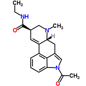 1-Acetyl-9,10-didehydro-n-ethyl-6-methylergoline-8beta-carboxamide Structure,50485-03-5Structure