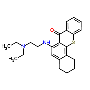1-(Beta-diethylaminoethylamino)-3,4-cyclohexenothiaxanthone Structure,50536-91-9Structure