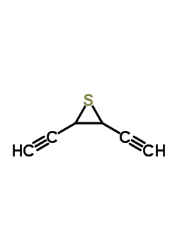 Trans-2,3-diethynyl-thiirane Structure,50555-55-0Structure