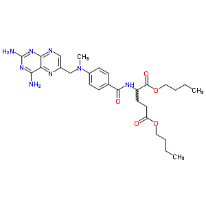 Methotrexate di-n-butyl ester Structure,50602-77-2Structure