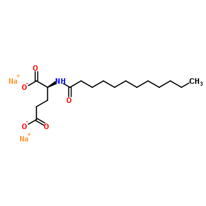 Disodium (2s)-2-(dodecanoylamino)pentanedioate Structure,50622-20-3Structure