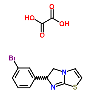 7-(3-Bromophenyl)-4-thia-1,6-diazabicyclo[3.3.0]octa-2,5-diene, oxalate Structure,50648-52-7Structure