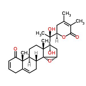 (15Alpha,22r)-17,20-dihydroxy-14,15:22,26-diepoxyergosta-2,5,24-triene-1,26-dione Structure,50657-14-2Structure