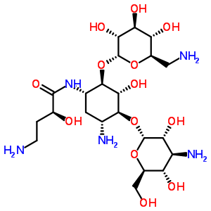 3-HABA卡那霉素A结构式_50725-24-1结构式