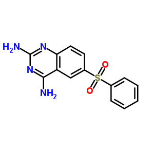 6-(苯基磺酰基)-2,4-喹唑啉二胺结构式_51123-24-1结构式