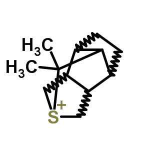 八氢-1,1-二甲基-2,4,7-乙烷基亚基环戊二烯并[c]噻喃鎓结构式_51510-22-6结构式