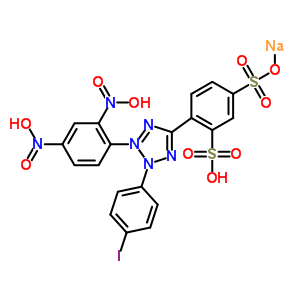 2-(4-碘苯基)-3-(2,4-二硝基苯基)-5-(2,4-二硫苯基)-2H-四唑钠结构式_515111-36-1结构式