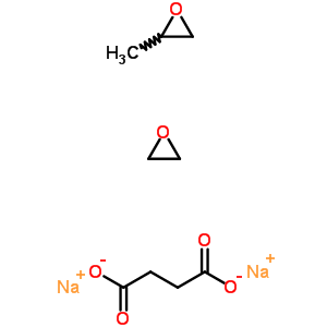 甲基环氧乙烷与环氧乙烷琥珀酸二钠盐聚合物结构式_51609-64-4结构式