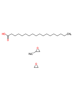 硬脂酸聚乙二醇聚丙二醇酯结构式_51668-30-5结构式