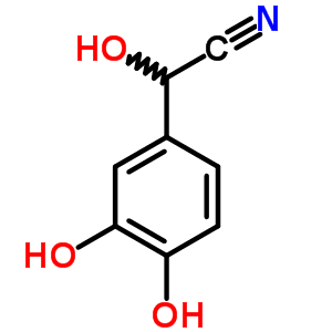 3,4-Dihydroxymandelonitrile Structure,51688-49-4Structure