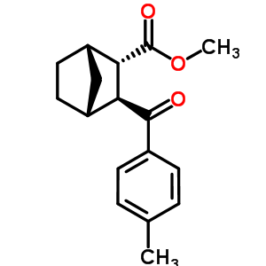 外-3-(4-甲基苯甲酰)-双环[2.2.1]庚烷-内-2-羧酸甲酯结构式_517892-19-2结构式