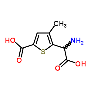 alpha-氨基-5-羧基-3-甲基-2-噻吩乙酸结构式_518357-51-2结构式