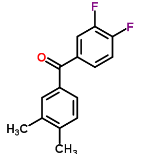 3,4-Difluoro-3,4-dimethylbenzophenone Structure,518993-32-3Structure