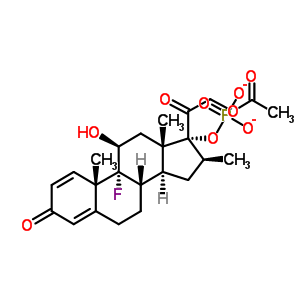 Betamethasone acetate phosphate Structure,52081-45-5Structure
