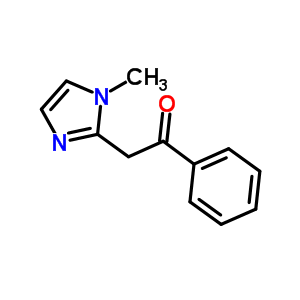 2-(1-Methyl-1H-imidazol-2-yl)-1-phenylethanone Structure,52083-24-6Structure