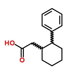 2-(2-苯基环己基)乙酸结构式_52092-27-0结构式