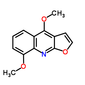 Gamma-花椒碱结构式_524-15-2结构式