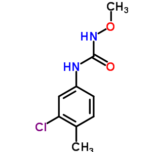 1-(3-氯-4-甲基苯基)-3-甲氧基脲结构式_52420-57-2结构式