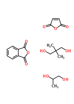 1,3-Isobenzofurandione, polymer with 2,2-dimethyl-1,3-propanediol, 2,5-furandione and 1,2-propanediol Structure,52453-94-8Structure