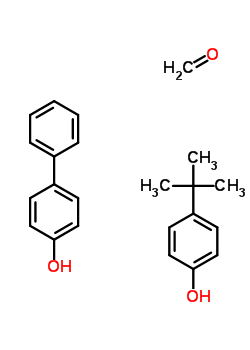 Formaldehyde, polymer with 1,1-biphenyl-4-ol and 4-(1,1-dimethylethyl)phenol Structure,52469-00-8Structure