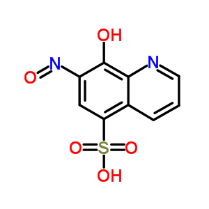 8-羟基-7-亚硝基-喹啉-5-磺酸结构式_5263-74-1结构式