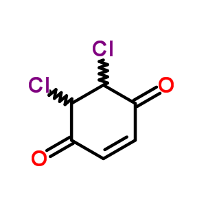 5,6-二氯-2-环己烯-1,4-二酮结构式_5273-62-1结构式