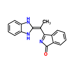 3-[1-(1,3-二氢苯并咪唑-2-基)乙基]异吲哚-1-酮结构式_52821-75-7结构式