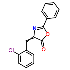 4-[(2-氯苯基)亚甲基]-2-苯基-1,3-噁唑-5-酮结构式_52900-69-3结构式