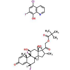 Locacorten-vioform Structure,52932-94-2Structure