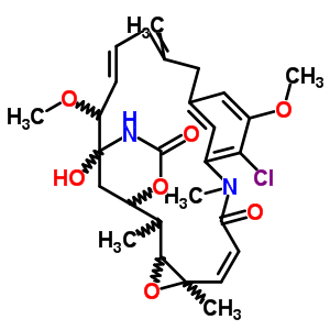 (2E)-3-de[2-[acetyl(methyl)amino]-1-oxopropoxy]-2,3-didehydromaytansine Structure,52978-28-6Structure
