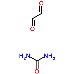 Urea, polymer with ethanedial Structure,53037-34-6Structure