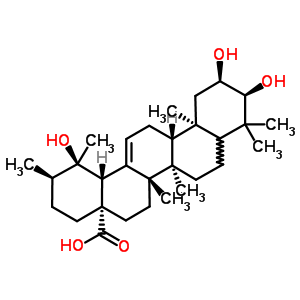 野雅椿酸结构式_53155-25-2结构式