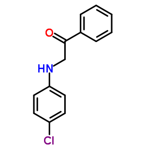 2-(4-Chloroanilino)-1-phenyl-1-ethanone Structure,53181-22-9Structure