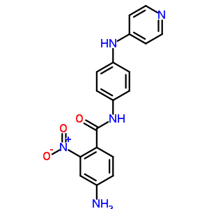 4-氨基-2-硝基-N-[4-(吡啶-4-基氨基)苯基]苯甲酰胺结构式_53290-19-0结构式