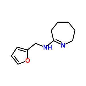 n-(2-呋喃甲基)-3,4,5,6-四氢-2H-氮杂革-7-胺盐酸盐结构式_53387-65-8结构式