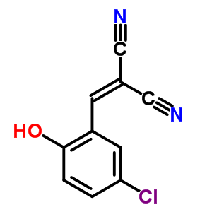 Malononitrile, (5-chloro-2-hydroxybenzylidene)- Structure,5348-77-6Structure