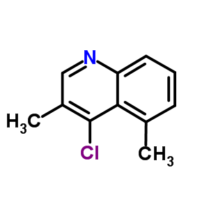 Quinoline,4-chloro-3,5-dimethyl- Structure,5350-51-6Structure