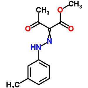2-[2-(3-甲基苯基)肼基]-3-氧代丁酸甲酯结构式_53682-79-4结构式