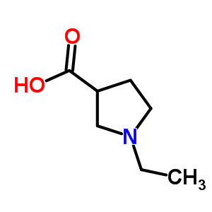 1-乙基吡咯烷-3-羧酸结构式_5370-36-5结构式