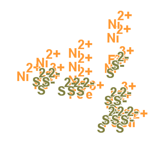 硫化镍铁结构式_53809-87-3结构式