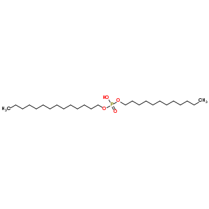 Phosphoric acid hydrogen dodecyltetradecyl ester Structure,53852-20-3Structure