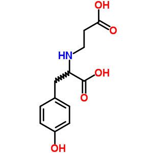 L-tyrosine,n-(2-carboxyethyl)- Structure,5395-03-9Structure