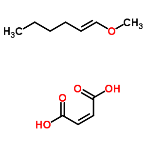 甲氧基乙烯与 2-丁烯二酸单丁酯聚合物结构式_54018-18-7结构式