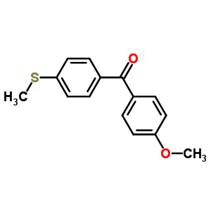 4-Methoxy-4’-methylthiobenzophenone Structure,54118-72-8Structure