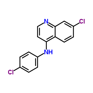 7-氯-n-(4-氯苯基)-4-喹啉胺结构式_5431-39-0结构式
