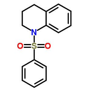 Quinoline, 1,2,3,4-tetrahydro-1-(phenylsulfonyl)- Structure,5434-99-1Structure