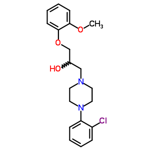 4-(2-氯苯基)-a-[(2-甲氧基苯氧基)甲基]-1-哌嗪乙醇结构式_5443-29-8结构式