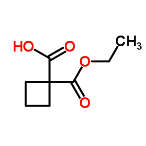 环丁烷-1,1-二羧酸乙酯结构式_54450-84-9结构式