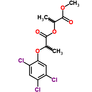 2-[1-氧代-2-(2,4,5-三氯苯氧基)丙氧基]-丙酸甲酯结构式_5447-15-4结构式