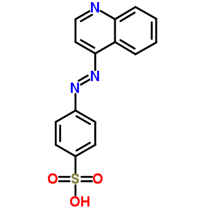 4-Quinolin-4-yldiazenylbenzenesulfonic acid Structure,5447-63-2Structure